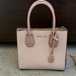 Michael Kors Pebble Leather Blush Pink Satchel/Crossbody